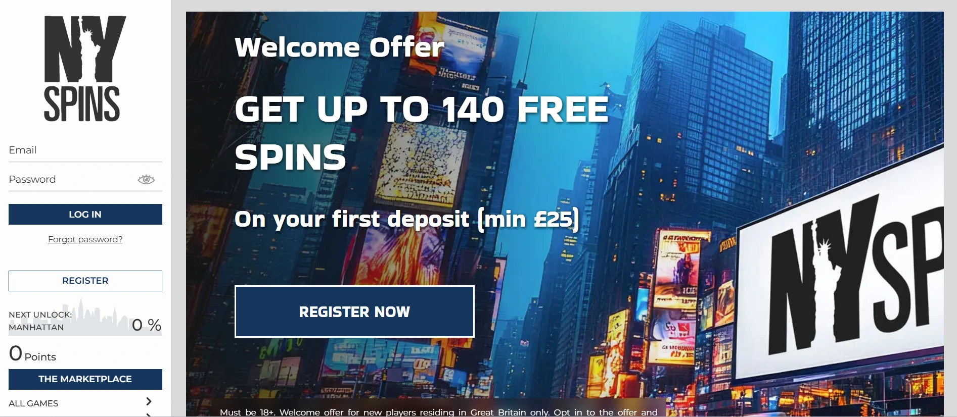 NY Spins online casino