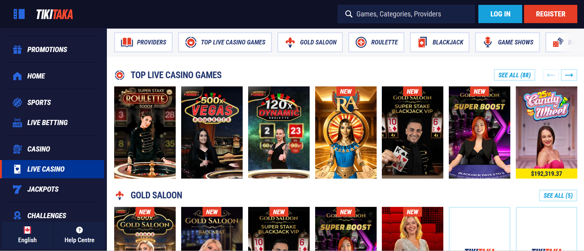 TikiTaka casino site